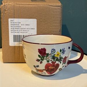 Anthropologie | Dining | Nib Anthropologie Nathalie Lete Titania Stoneware  Love Mug Large Cup 7 Oz | Poshmark